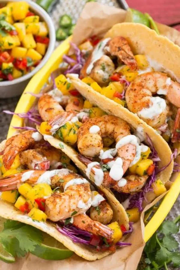 Make Shrimp Tacos With Mango Salsa in 30 Minutes
