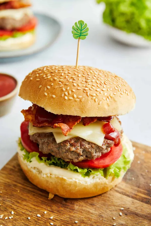 The Juiciest Bacon Cheeseburger You Can Make at Home