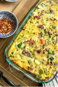 Easy Reuben Bake Casserole with Corned Beef and Swiss Cheese
