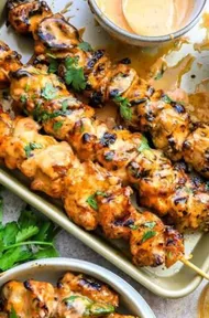 Make Easy Bang Bang Chicken Skewers For Dinner