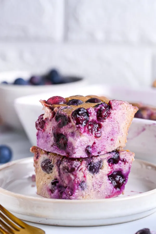 Easy Blueberry Cottage Cheese Breakfast Bake With A Protein-Packed Twist