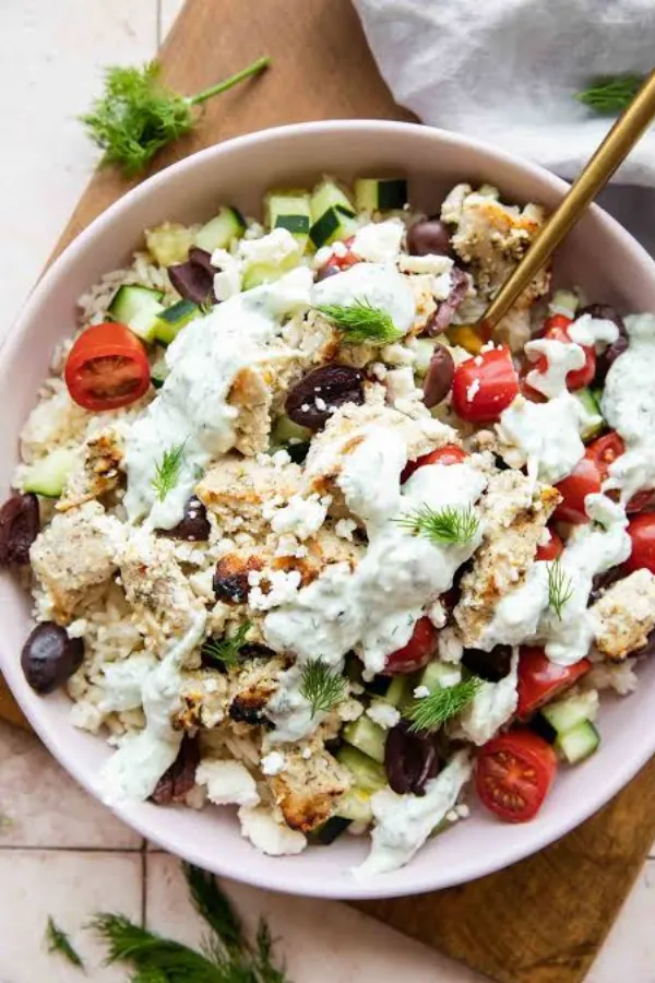Create Flavor-Packed High Protein Greek Chicken Bowls In Under An Hour