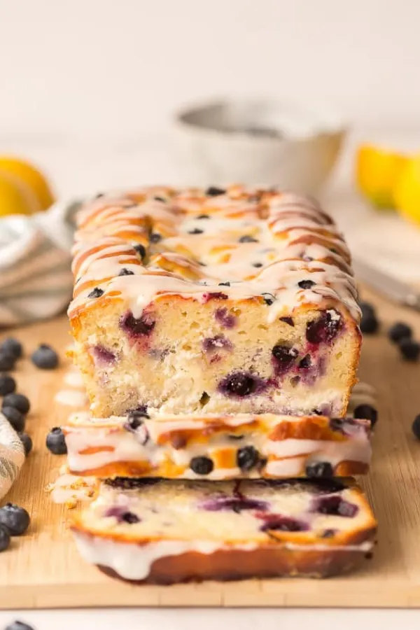 Blueberry Cream Cheese Bread Recipe With a Soft Creamy Swirl